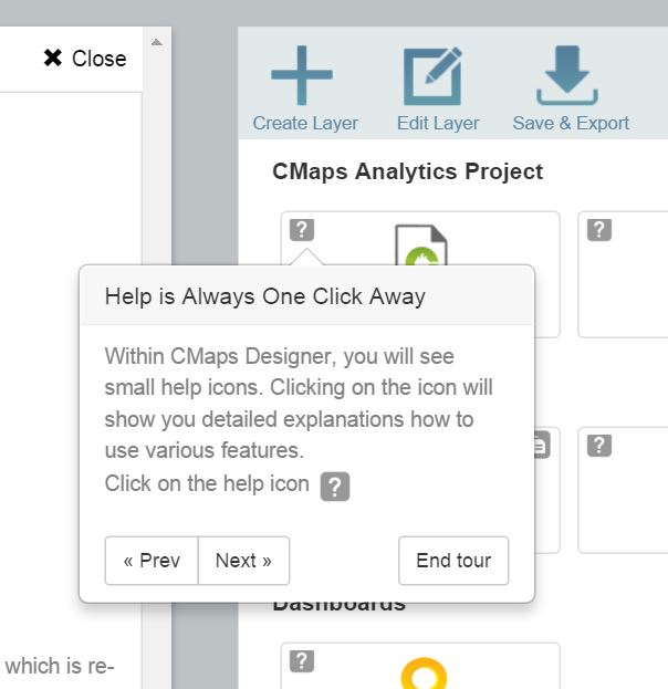 CMaps Analytics Guided Tour Now Available