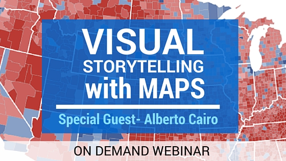 Webinar: Visual Storytelling using Maps with Alberto Cairo